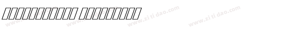 MetroScript Alt字体转换